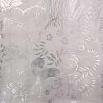 Обои ручная роспись в стиле Арт-деко Rateau Bas Relief on Tarnished Silver gilded paper варинант исполнения - 2 | Loft Concept в Костроме