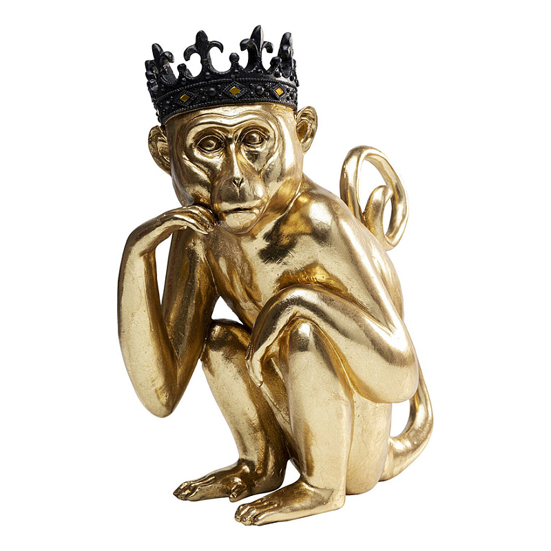 Статуэтка золотая обезьяна Golden Monkey Золотой Статуэтка золотая обезьяна Golden Monkey Золотой в Костроме | Loft Concept