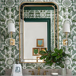 Зеркало в золотой раме Arched Mirror варинант исполнения - 3 | Loft Concept в Костроме