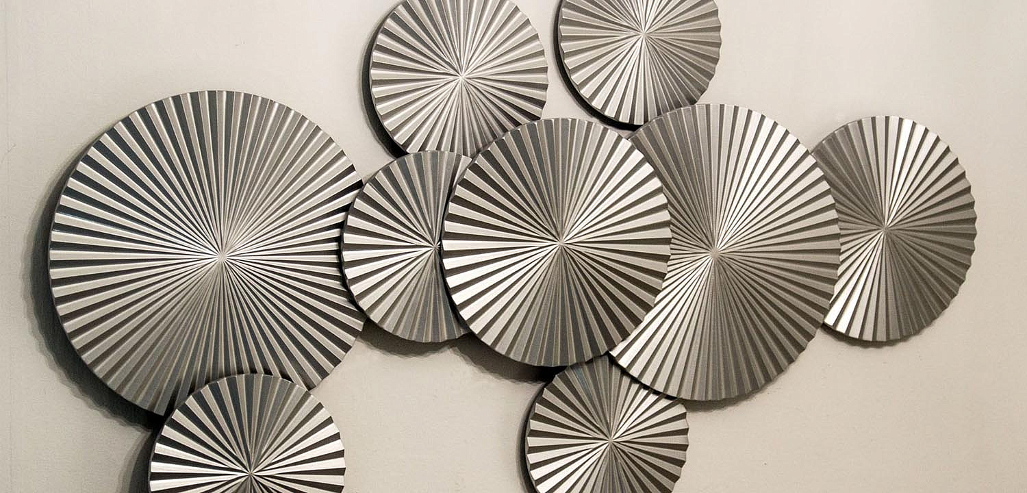 Арт-объект Apollo Silver Wall Plaque Disc 9 Арт-объект Apollo Silver Wall Plaque Disc 9 - Loft-Concept в Костроме