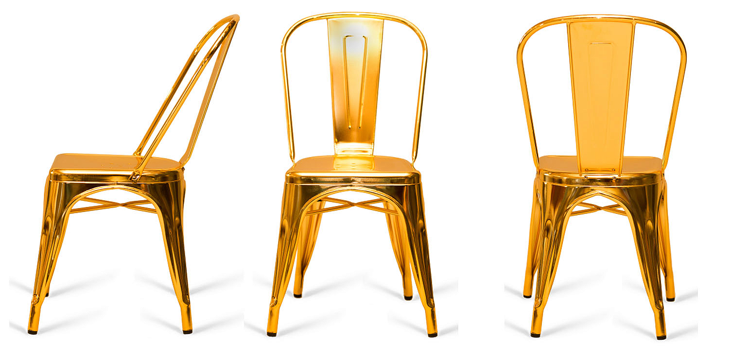 Золотой стул Tolix Gold Золотой стул Tolix Gold - Loft-Concept в Костроме