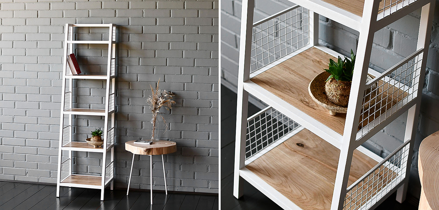 Стеллаж Kiyan Industrial Metal Rust Rack Стеллаж Kiyan Industrial Metal Rust Rack - Loft-Concept в Костроме