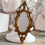 Зеркало настенное в ажурной раме бронзового цвета Classic Ornament Mirror варинант исполнения - 3 | Loft Concept в Костроме