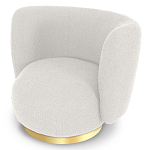 Кресло с обивкой букле Ambrose Boucle Armchair варинант исполнения - 7 | Loft Concept в Костроме