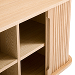 Длинный низкий буфет с 2-мя раздвижными дверцами Toinette Light Cupboard варинант исполнения - 5 | Loft Concept в Костроме