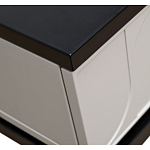 Тумбочка прикроватная с ящиком черно-серого цвета Noble Nightstand варинант исполнения - 5 | Loft Concept в Костроме