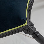 Стул чёрный из натурального бука с изображением птица в саду Blooming Magnolias варинант исполнения - 4 | Loft Concept в Костроме