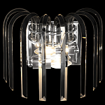 Бра цвета никель с изогнутыми хрустальными элементами Radiant Ribbons варинант исполнения - 3 | Loft Concept в Костроме