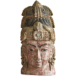 Арт-объект на стену Маска из массива акации Acacia Mask варинант исполнения - 5 | Loft Concept в Костроме