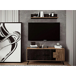 Полка навесная открытая Stone Effect варинант исполнения - 2 | Loft Concept в Костроме