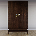 Платяной шкаф Elsa Dreams Walnut с 2-мя фасадами варинант исполнения - 3 | Loft Concept в Костроме