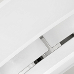 Потолочный светильник с двухслойным белым текстильным абажуром Hinkley варинант исполнения - 12 | Loft Concept в Костроме