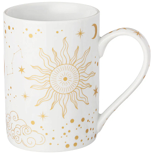 Кружка из фарфора с рисунком звезд и созвездий 300 мл Porcelain Astronomy Collection