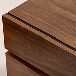 ТВ-тумба с узором из шпона на фасаде Sahara варинант исполнения - 5 | Loft Concept в Костроме