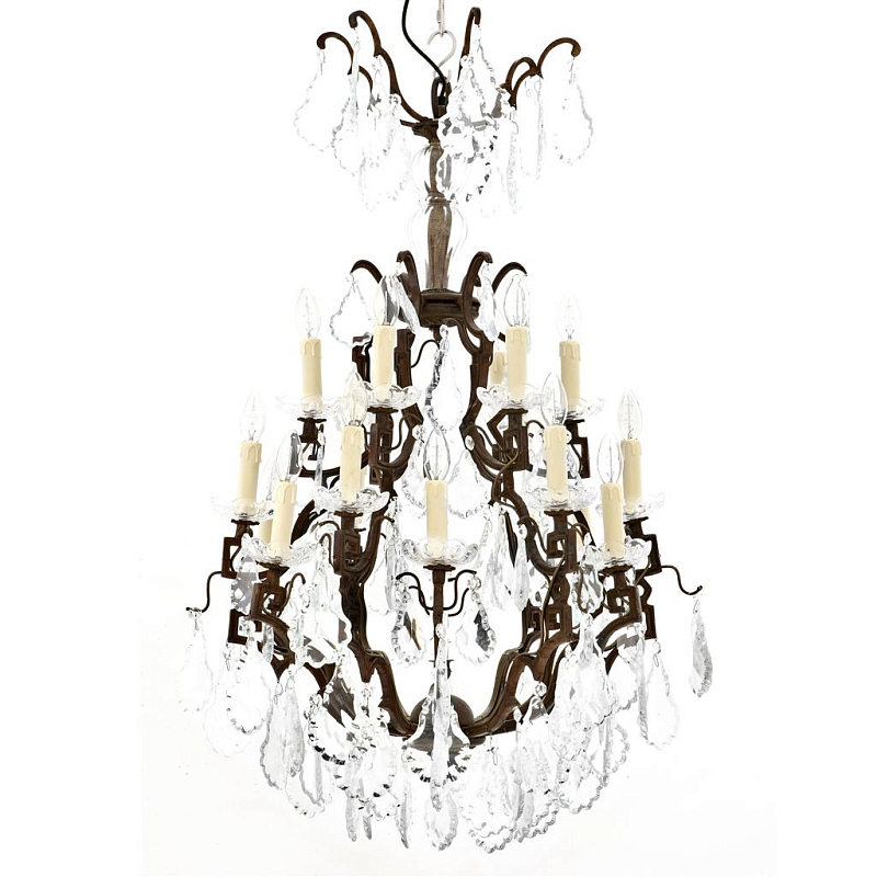 Люстра Luster Chateau de Chatillon Латунь Прозрачный (Transparent) в Костроме | Loft Concept 