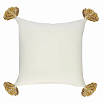 Чехол на подушку с кисточками и вышивкой птиц Ethnic mix Birds Square варинант исполнения - 4 | Loft Concept в Костроме