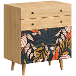 Комод с принтом на ящиках Elise Chest of Drawers варинант исполнения - 2 | Loft Concept в Костроме