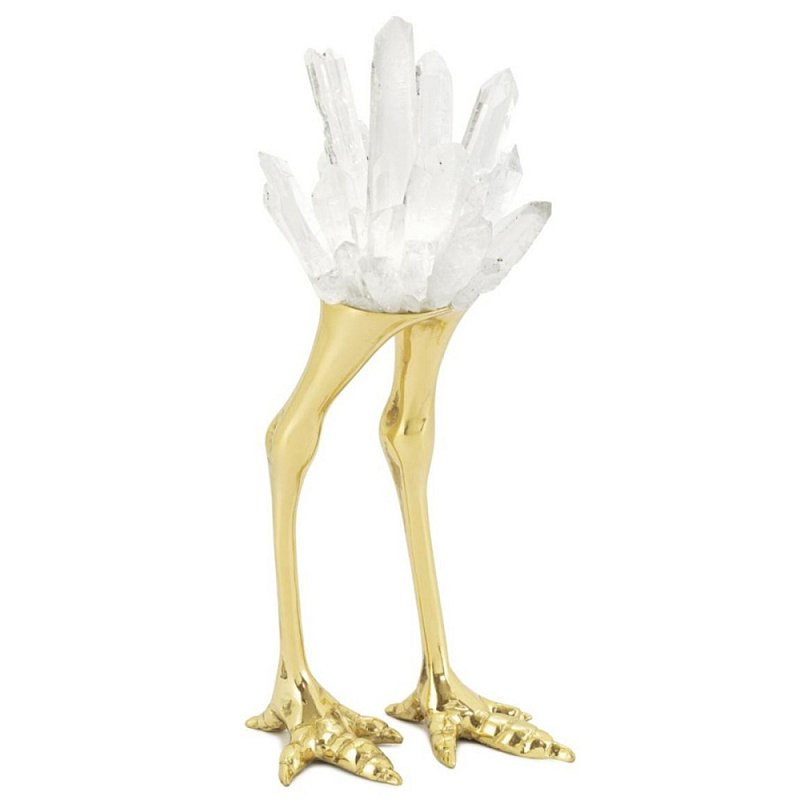 Статуэтка Deco Feet Lixus Прозрачный Золотой Статуэтка Deco Feet Lixus Прозрачный Золотой в Костроме | Loft Concept
