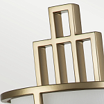 Бра с геометрическим каркасом и матовым белым цилиндрическим плафоном Feiss варинант исполнения - 5 | Loft Concept в Костроме