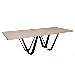 Стол обеденный на изогнутых ножках Consonance варинант исполнения - 2 | Loft Concept в Костроме