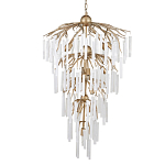 Люстра многоярусная с трубчатыми подвесками Dripping Crystals варинант исполнения - 3 | Loft Concept в Костроме