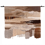 Тканый вручную монументальный настенный гобелен Earth Flow варинант исполнения - 6 | Loft Concept в Костроме