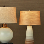 Настольная лампа фарфоровая с узором на корпусе Junction Place варинант исполнения - 4 | Loft Concept в Костроме