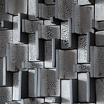 Абстрактное Объемное Панно Industrial panel Travers Coals варинант исполнения - 2 | Loft Concept в Костроме