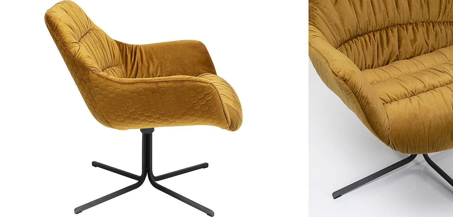 Кресло вращающееся Yellow Honeycomb - Loft-Concept в Костроме