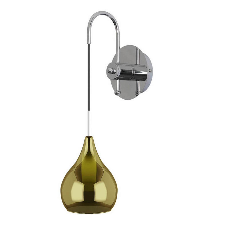 Бра Candiano Olive Sconces Оливковый Хром Бра Candiano Olive Sconces Оливковый Хром в Костроме | Loft Concept