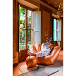 Дизайнерское кожаное кресло в форме руки Poltronova Joe Gold  Armchair варинант исполнения - 8 | Loft Concept в Костроме