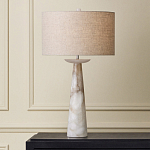 Настольная лампа на конусовидном корпусе с чашей и с тканевым абажуром Daydreaming варинант исполнения - 4 | Loft Concept в Костроме