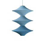 Подвесной вязаный голубой светильник «Звезда Востока 03» варинант исполнения - 2 | Loft Concept в Костроме