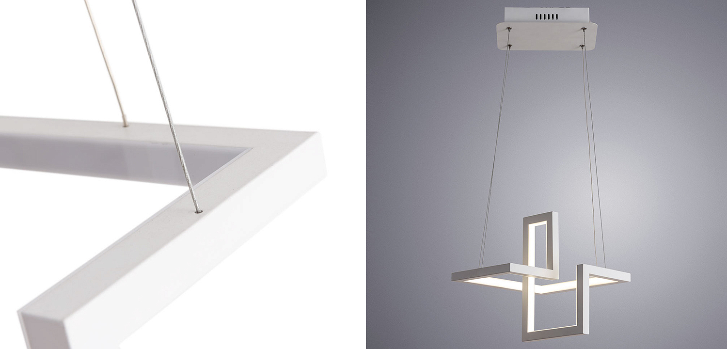 Люстра Esther Geometric White Chandelier III Люстра Esther Geometric White Chandelier III - Loft-Concept в Костроме