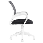 Офисное кресло с основанием из белого пластика Desk chairs Black варинант исполнения - 3 | Loft Concept в Костроме