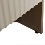 Тумба под телевизор серая с мраморной столешницей Uniqueness Marble варинант исполнения - 8 | Loft Concept в Костроме