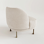 Кресло Briancon с полукруглой спинкой на металлических ножках  варинант исполнения - 1 | Loft Concept в Костроме