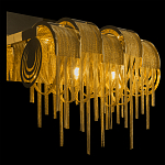 Бра с металлическими дугами и цепочками 33 см Atlantis Chain варинант исполнения - 8 | Loft Concept в Костроме