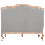 Диван двухместный из массива бука светло-серый Solid Luxury варинант исполнения - 2 | Loft Concept в Костроме