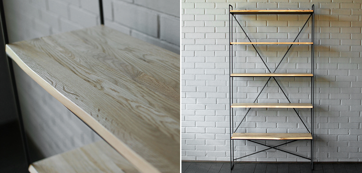 Стеллаж Hart Industrial Metal Rust Rack Стеллаж Hart Industrial Metal Rust Rack - Loft-Concept в Костроме