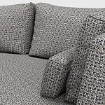 Мебельная ткань Шенилл серый цвет 142 см T4-46 варинант исполнения - 8 | Loft Concept в Костроме