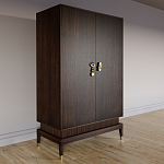 Платяной шкаф Elsa Dreams Walnut с 2-мя фасадами варинант исполнения - 2 | Loft Concept в Костроме