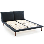 Двуспальная кровать с мягким изголовьем Daniel Bed варинант исполнения - 5 | Loft Concept в Костроме