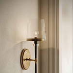 Бра настенное с прозрачным стеклянным абажуром Simple Pure Form варинант исполнения - 5 | Loft Concept в Костроме