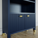 Книжный Стеллаж Elsa Dreams Blue с задней стенкой варинант исполнения - 1 | Loft Concept в Костроме