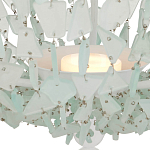 Люстра круглая с каскадом из декоративных элементов Sea Glass варинант исполнения - 3 | Loft Concept в Костроме