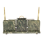 Настольный письменный набор из змеевика с гербом России Successful Leader варинант исполнения - 2 | Loft Concept в Костроме