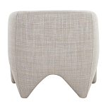 Дизайнерское кресло мягкое в белой обивке White Canvas варинант исполнения - 3 | Loft Concept в Костроме