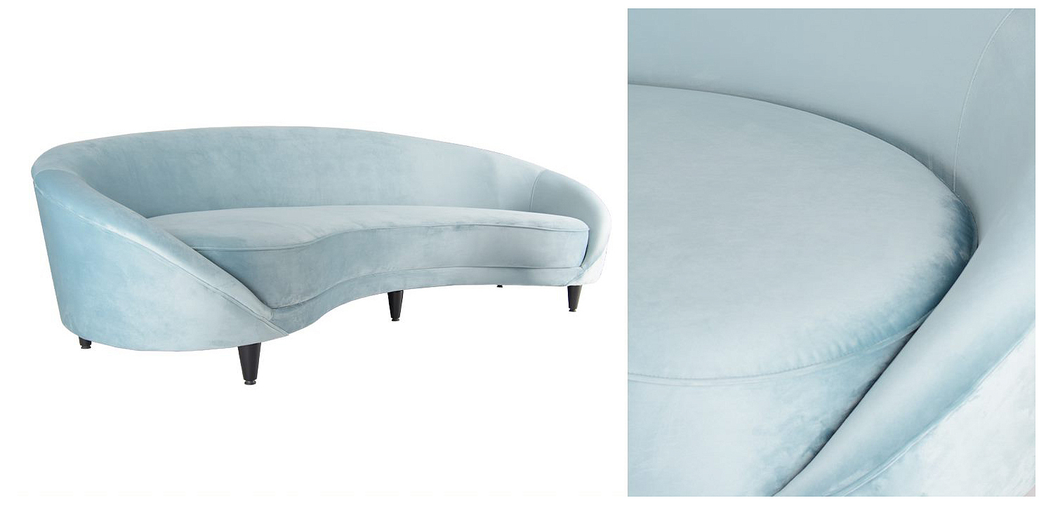 Диван Paulet Light Blue Sofa Диван Paulet Light Blue Sofa - Loft-Concept в Костроме