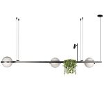 Подвесной линейный светильник Barbell варинант исполнения - 2 | Loft Concept в Костроме